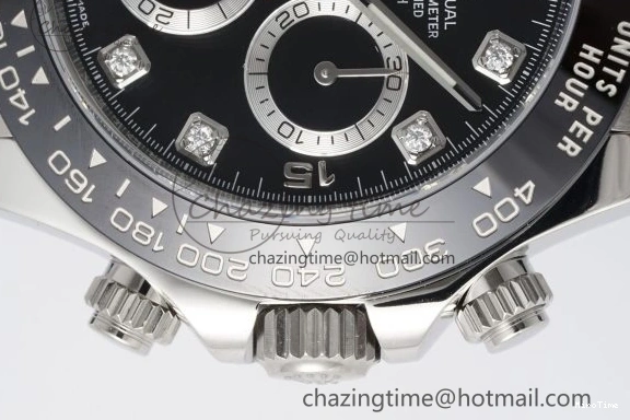 MiroTime 0425 Daytona 116519 Clean Factory 1:1 Best Edition Black Diamonds Dial on Oysterflex Rubber Strap SA Comfortable 1829